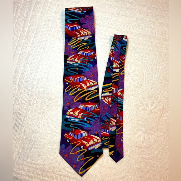 Vintage Beatles Drive my car Mens tie - Picture 1 of 4